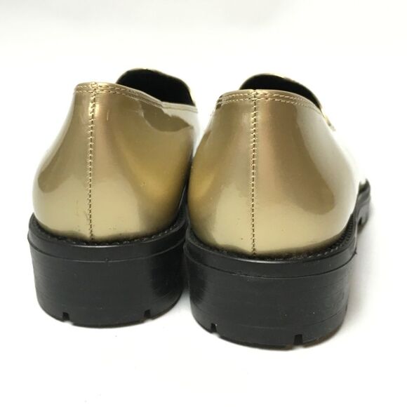 Andre Assous Slip-On Gold Rain Shoes Loafers 8.5 - Picture 4 of 7